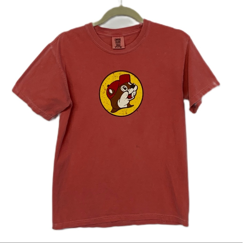 Buc-ee’s SZ S Salmon “Love You to Buc-ee’s and Back” Cotton Graphic Tee